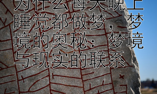 为什么每天晚上睡觉都做梦，梦境的奥秘：梦境与现实的联系插图