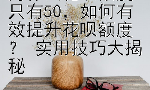 为什么花呗额度只有50，如何有效提升花呗额度？ 实用技巧大揭秘插图