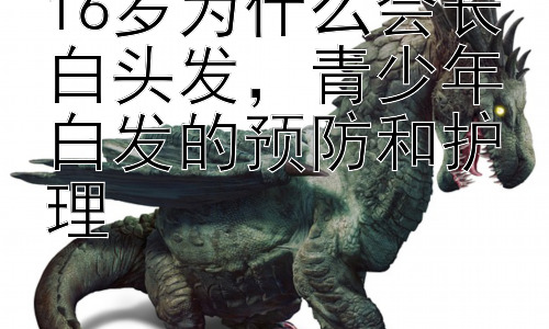 16岁为什么会长白头发，青少年白发的预防和护理插图