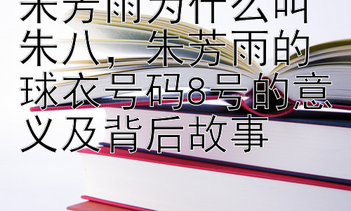 朱芳雨为什么叫朱八，朱芳雨的球衣号码8号的意义及背后故事插图