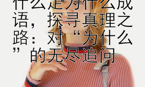 什么足为什么成语，探寻真理之路：对“为什么”的无尽追问插图