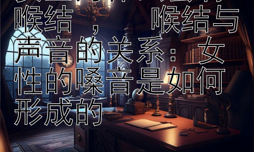 女生为什么会有喉结 ，  喉结与声音的关系：女性的嗓音是如何形成的插图