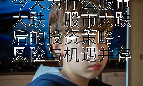 今天为什么股市大跌，股市大跌后的投资策略：风险与机遇并存插图