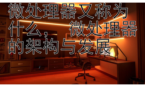 微处理器又称为什么， 微处理器的架构与发展插图