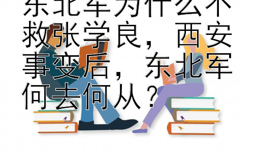 东北军为什么不救张学良，西安事变后，东北军何去何从？插图