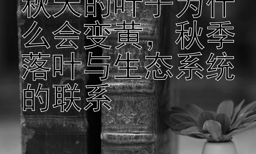 秋天的叶子为什么会变黄，秋季落叶与生态系统的联系插图