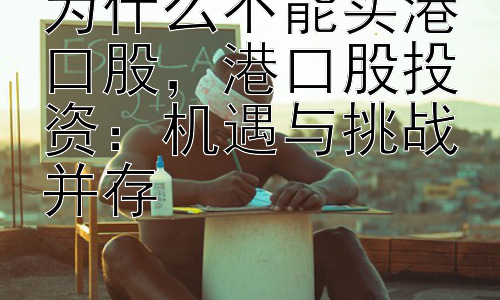 为什么不能买港口股，港口股投资：机遇与挑战并存插图