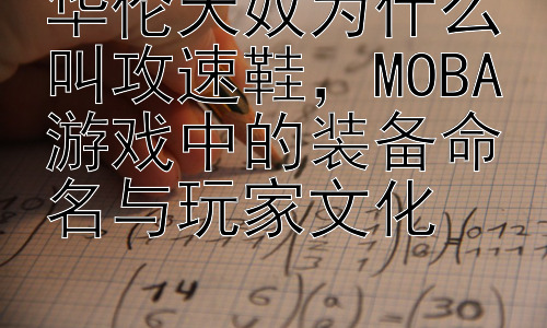 华伦天奴为什么叫攻速鞋，MOBA游戏中的装备命名与玩家文化插图