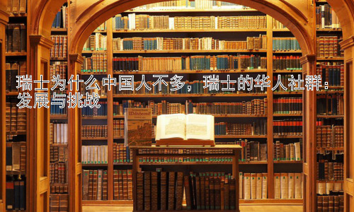 瑞士为什么中国人不多，瑞士的华人社群：发展与挑战插图