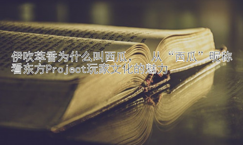 伊吹萃香为什么叫西瓜，  从“西瓜”昵称看东方Project玩家文化的魅力插图