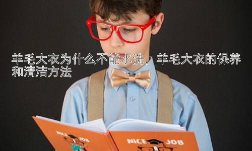 羊毛大衣为什么不能水洗，羊毛大衣的保养和清洁方法插图