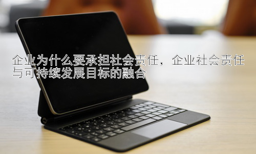 企业为什么要承担社会责任，企业社会责任与可持续发展目标的融合插图