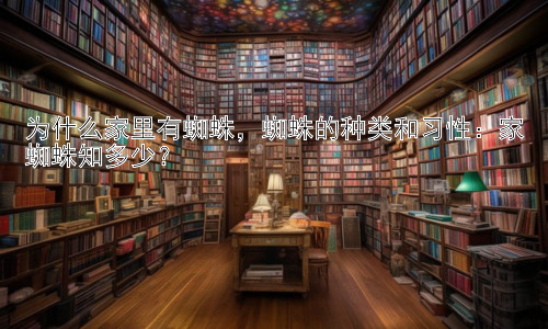 为什么家里有蜘蛛，蜘蛛的种类和习性：家蜘蛛知多少？插图
