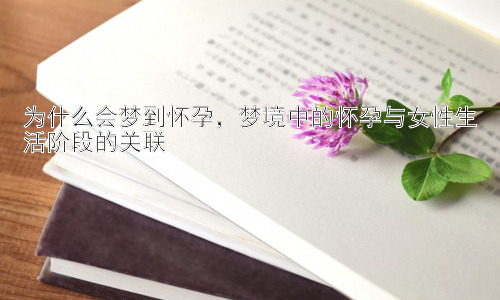 为什么会梦到怀孕，梦境中的怀孕与女性生活阶段的关联插图