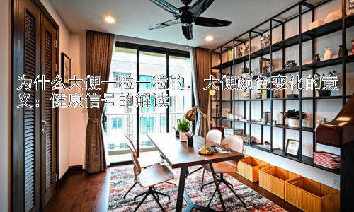为什么大便一粒一粒的，大便颜色变化的意义：健康信号的解读插图
