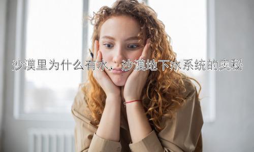 沙漠里为什么有水，沙漠地下水系统的奥秘插图