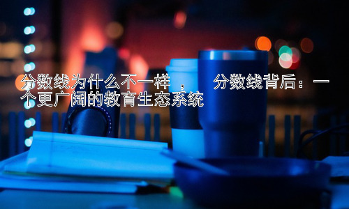 分数线为什么不一样 ，  分数线背后：一个更广阔的教育生态系统插图