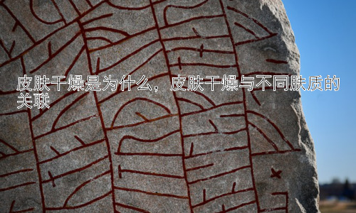 皮肤干燥是为什么，皮肤干燥与不同肤质的关联插图