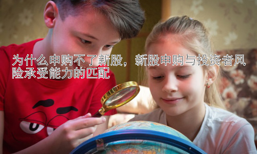 为什么申购不了新股，新股申购与投资者风险承受能力的匹配插图