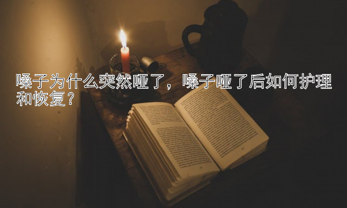 嗓子为什么突然哑了，嗓子哑了后如何护理和恢复？插图