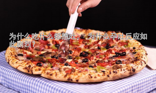 为什么吃什么都想吐， 为什么孕吐反应如此剧烈？插图
