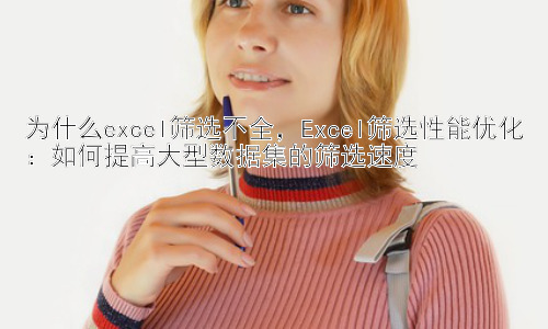 为什么excel筛选不全，Excel筛选性能优化：如何提高大型数据集的筛选速度插图