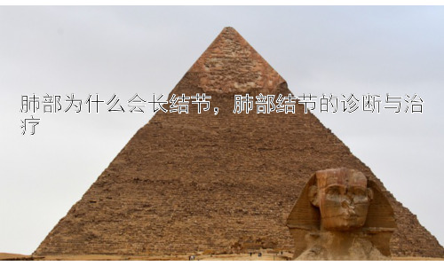 肺部为什么会长结节，肺部结节的诊断与治疗插图
