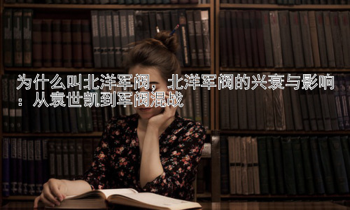 为什么叫北洋军阀，北洋军阀的兴衰与影响：从袁世凯到军阀混战插图
