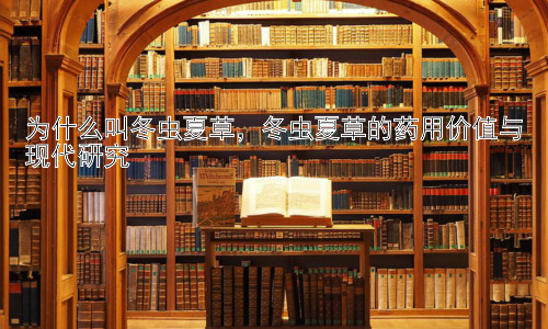 为什么叫冬虫夏草，冬虫夏草的药用价值与现代研究插图