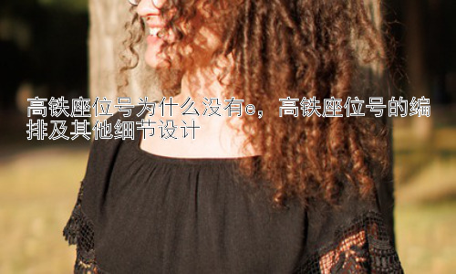 高铁座位号为什么没有e，高铁座位号的编排及其他细节设计插图