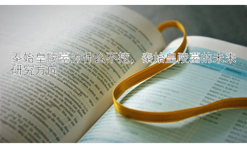 秦始皇陵墓为什么不挖，秦始皇陵墓的未来研究方向插图