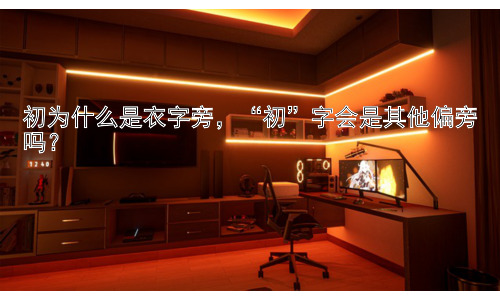 初为什么是衣字旁，“初”字会是其他偏旁吗？插图