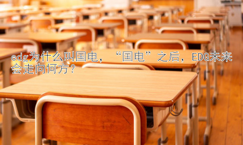 edg为什么叫国电，“国电”之后，EDG未来会走向何方？插图