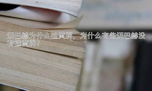 迈巴赫为什么挂黄牌，为什么有些迈巴赫没有挂黄牌？插图