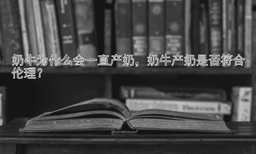 奶牛为什么会一直产奶，奶牛产奶是否符合伦理？插图