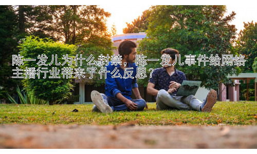 陈一发儿为什么封禁，陈一发儿事件给网络主播行业带来了什么反思？插图