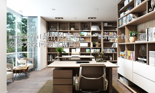 wonderful是什么意思， “Wonderful”可以作为反问句使用吗？插图
