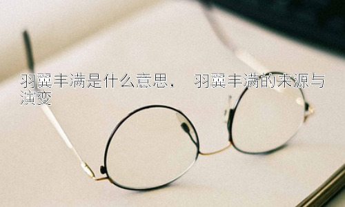 羽翼丰满是什么意思， 羽翼丰满的来源与演变插图